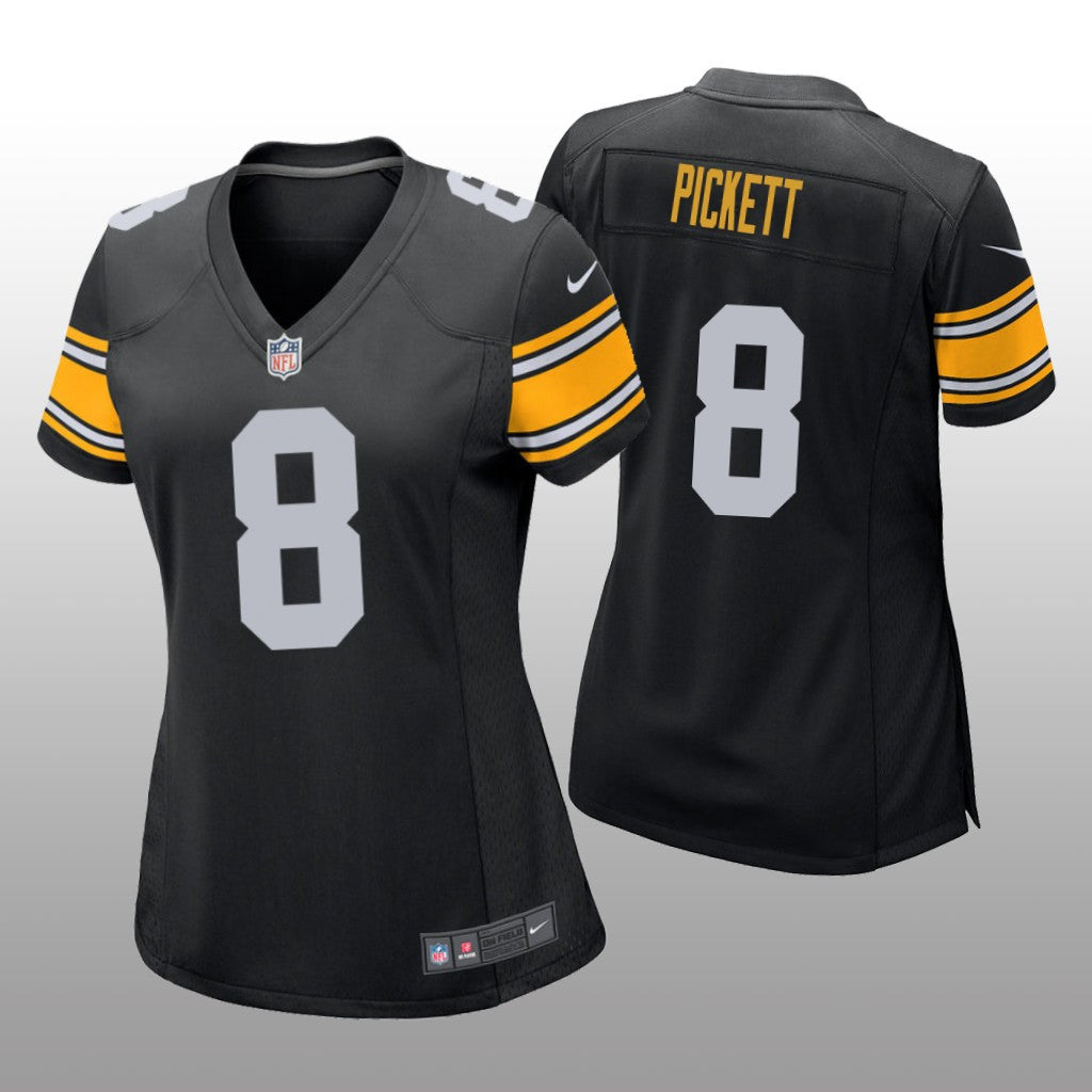 Pittsburgh Steelers Kenny Pickett Black Jersey Game Women's