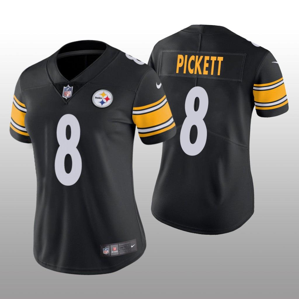 Pittsburgh Steelers Kenny Pickett Black Jersey Vapor Limited Women's