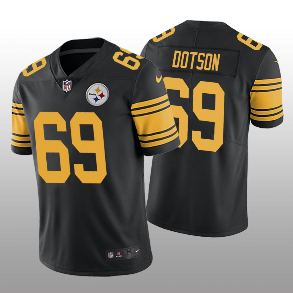 Pittsburgh Steelers Kevin Dotson Black Jersey Color Rush Limited Men's