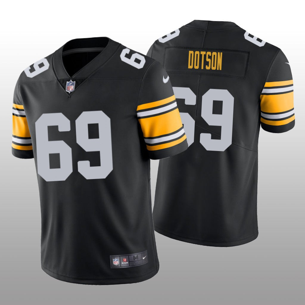 Pittsburgh Steelers Kevin Dotson Black Jersey Vapor Limited Men's