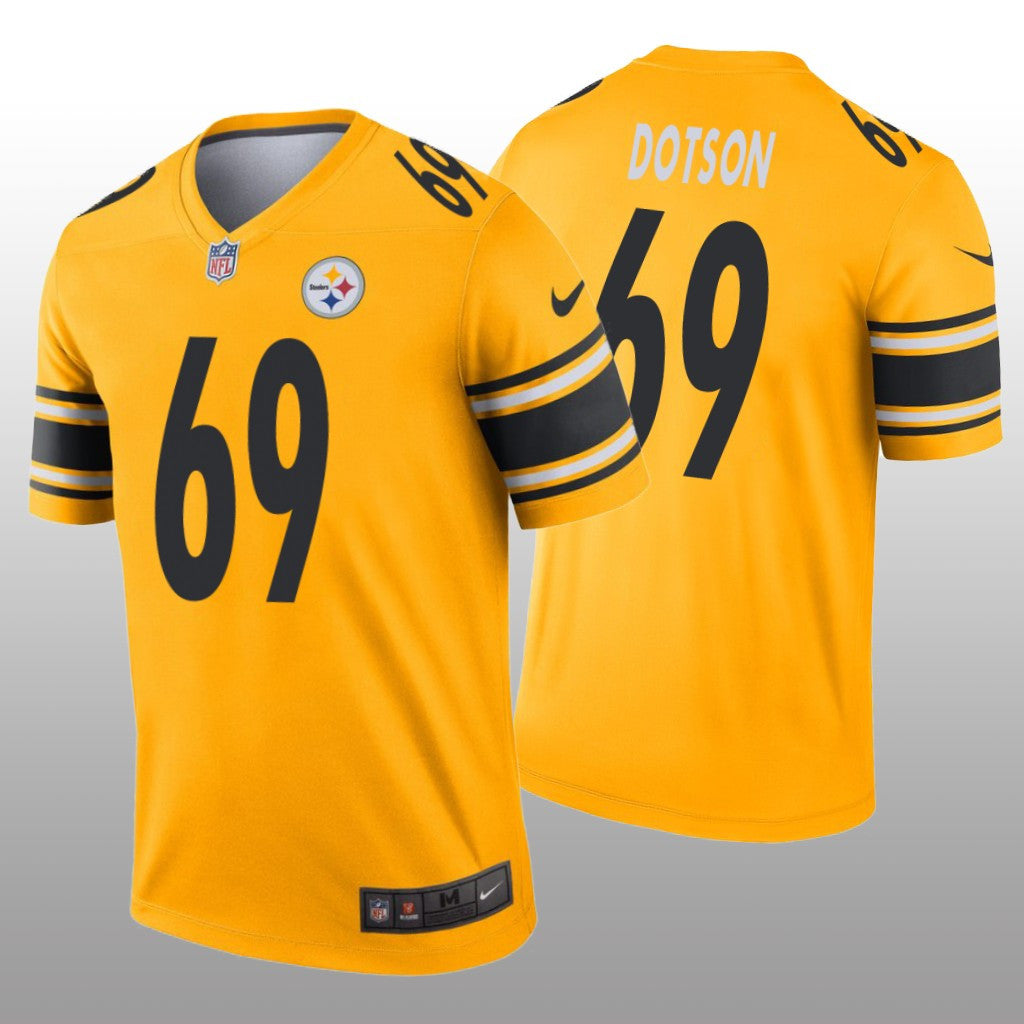 Pittsburgh Steelers Kevin Dotson Gold Jersey Inverted Legend Men's