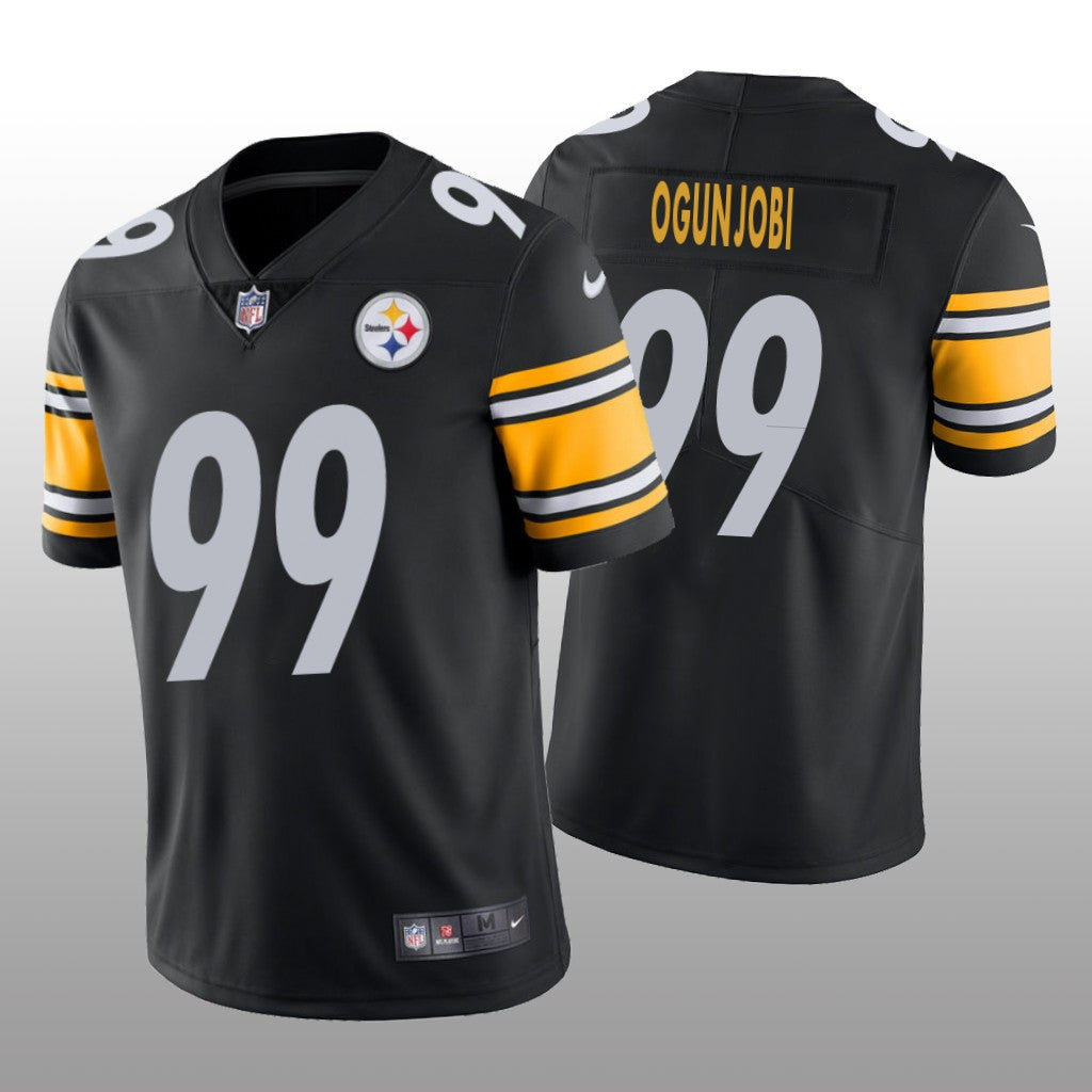 Pittsburgh Steelers Larry Ogunjobi Black Jersey Vapor Limited Men's