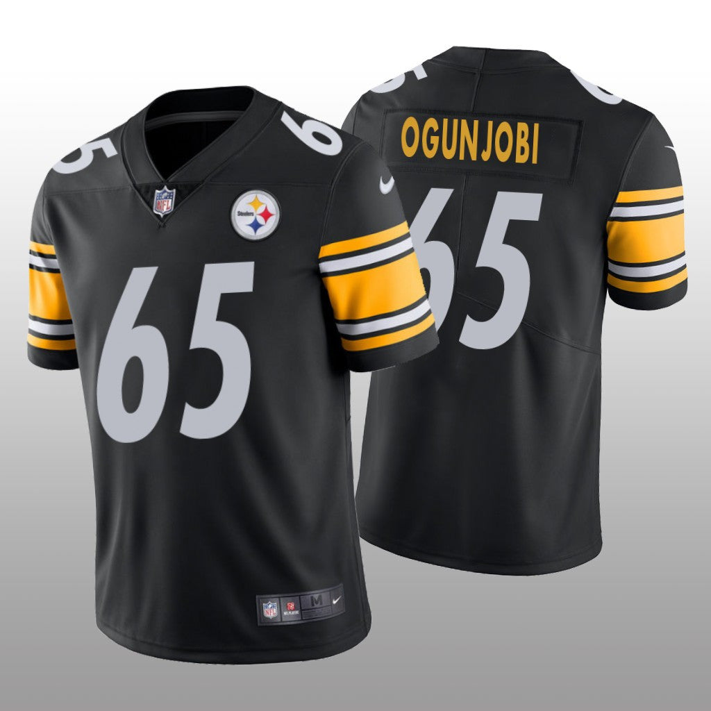 Pittsburgh Steelers Larry Ogunjobi Black Jersey Vapor Limited Vapor Limited Men's