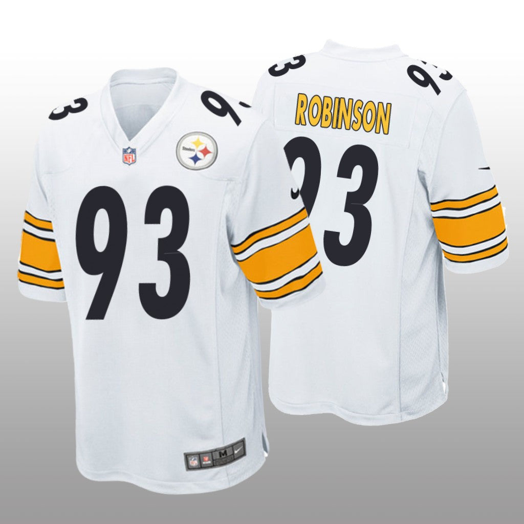 Pittsburgh Steelers Mark Robinson White Jersey Game Men's
