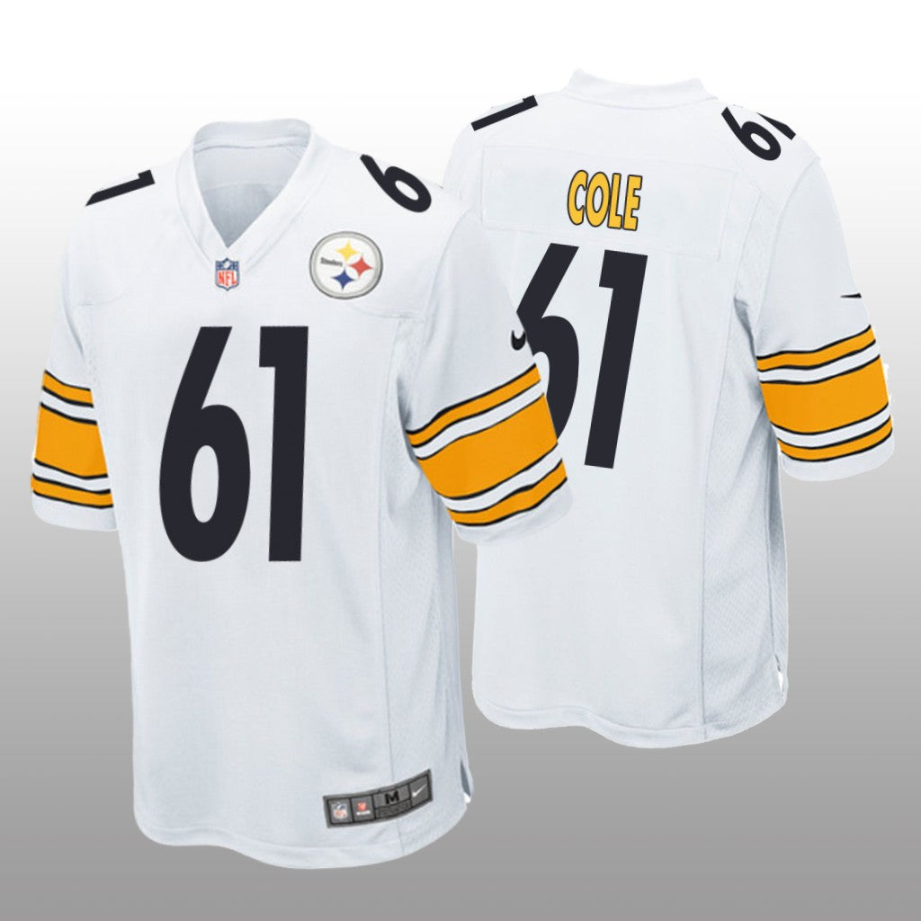 Pittsburgh Steelers Mason Cole White Jersey Game Men's
