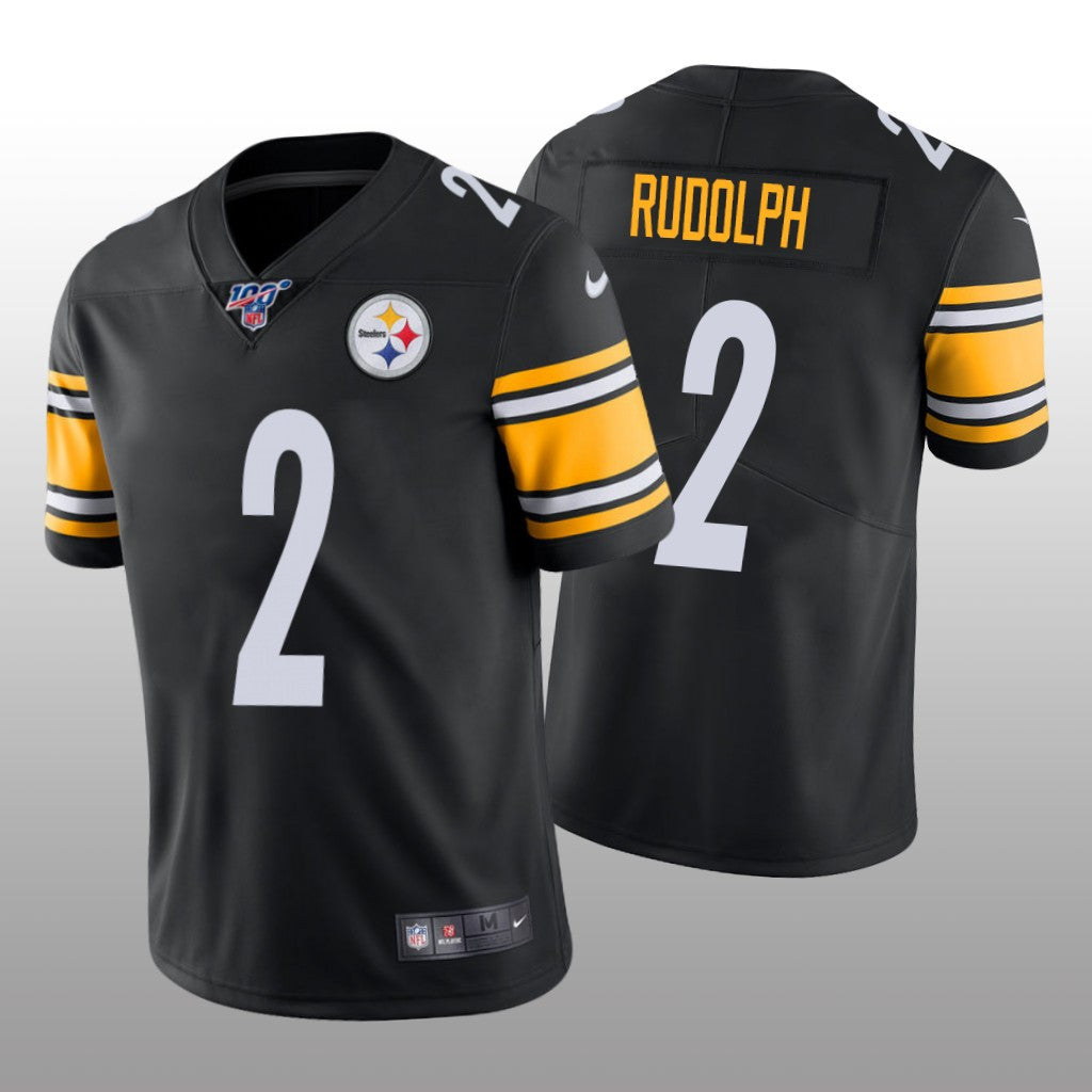 Pittsburgh Steelers Mason Rudolph Black Vapor Limited Jersey 100th Season Men's