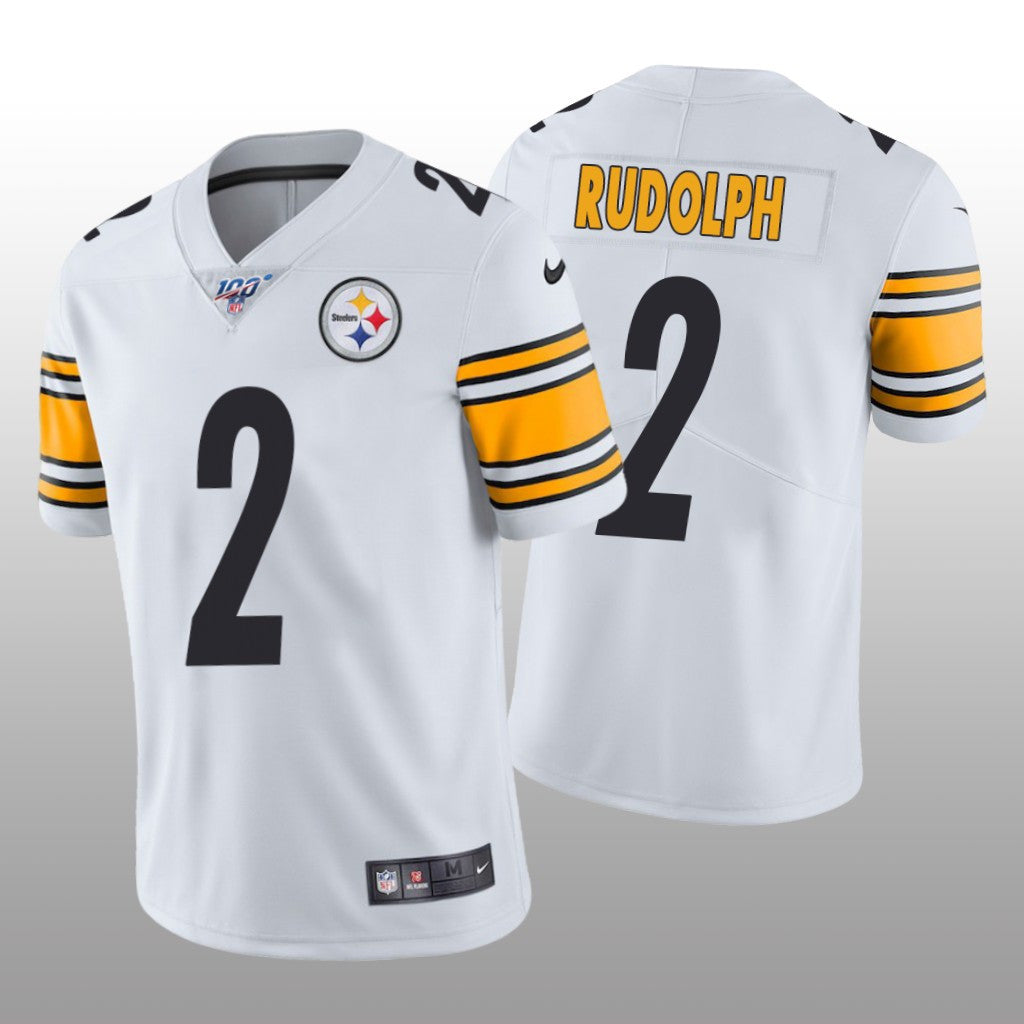 Pittsburgh Steelers Mason Rudolph White Vapor Limited Jersey 100th Season Men's