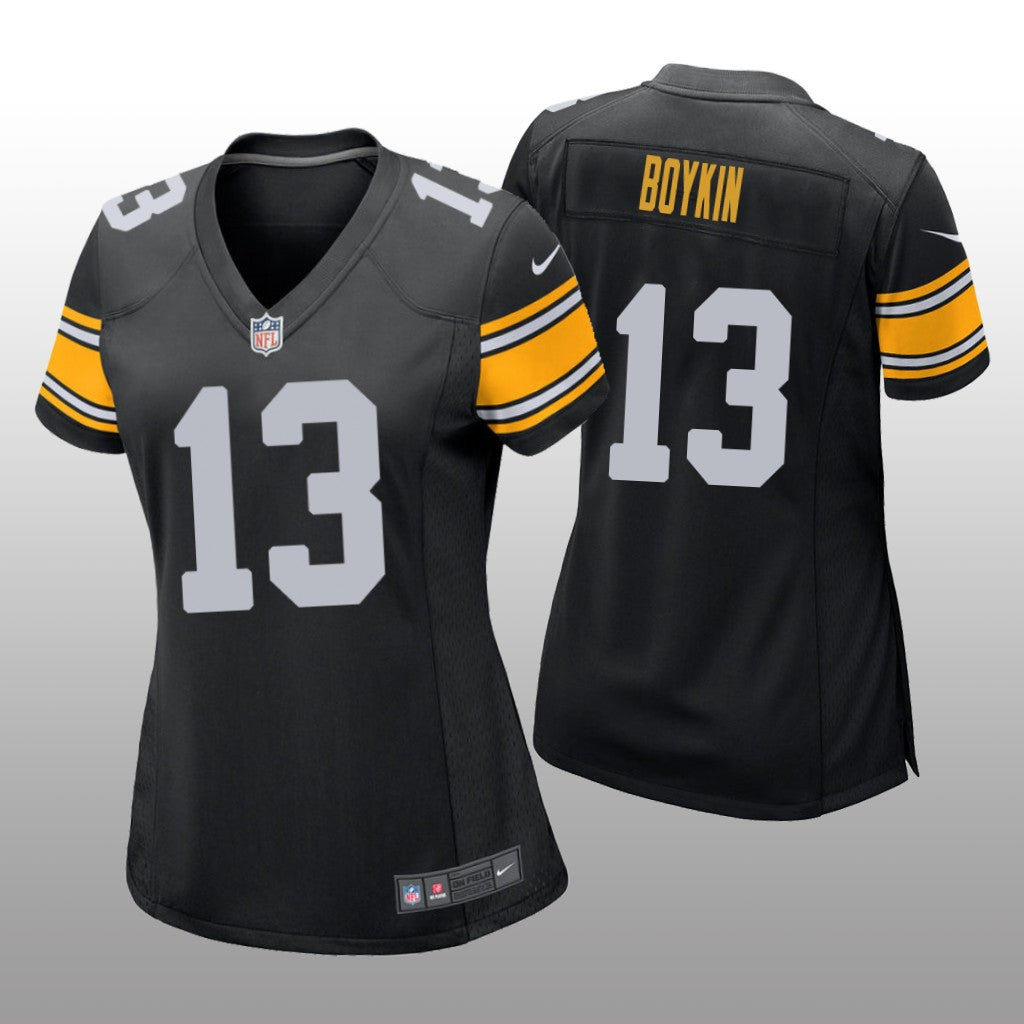 Pittsburgh Steelers Miles Boykin Black Jersey Game Women's
