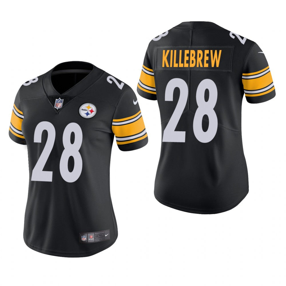 Pittsburgh Steelers Miles Killebrew Black Jersey Vapor Limited Women's