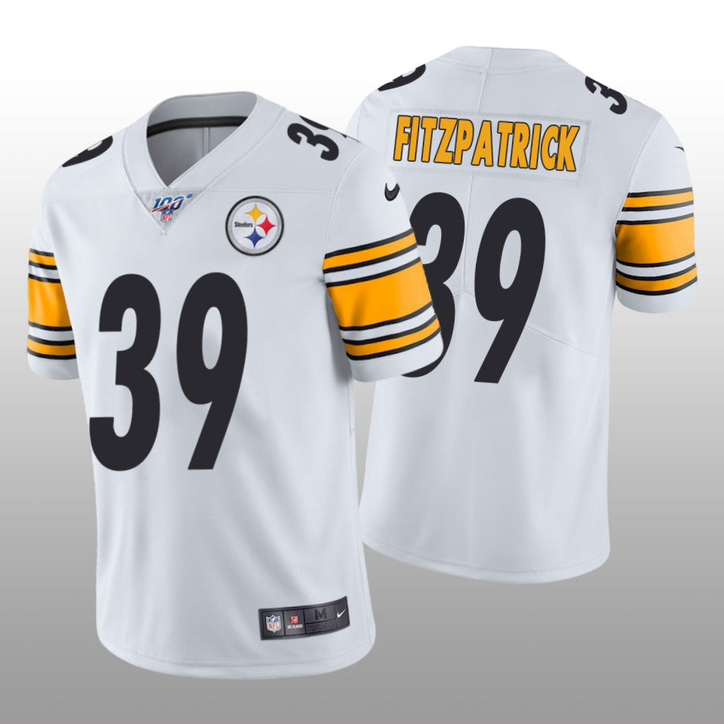 Pittsburgh Steelers Minkah Fitzpatrick White Vapor Limited Jersey 100th Season Men's