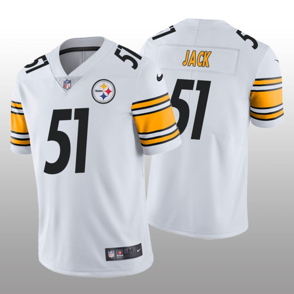 Pittsburgh Steelers Myles Jack White Jersey Vapor Limited Men's