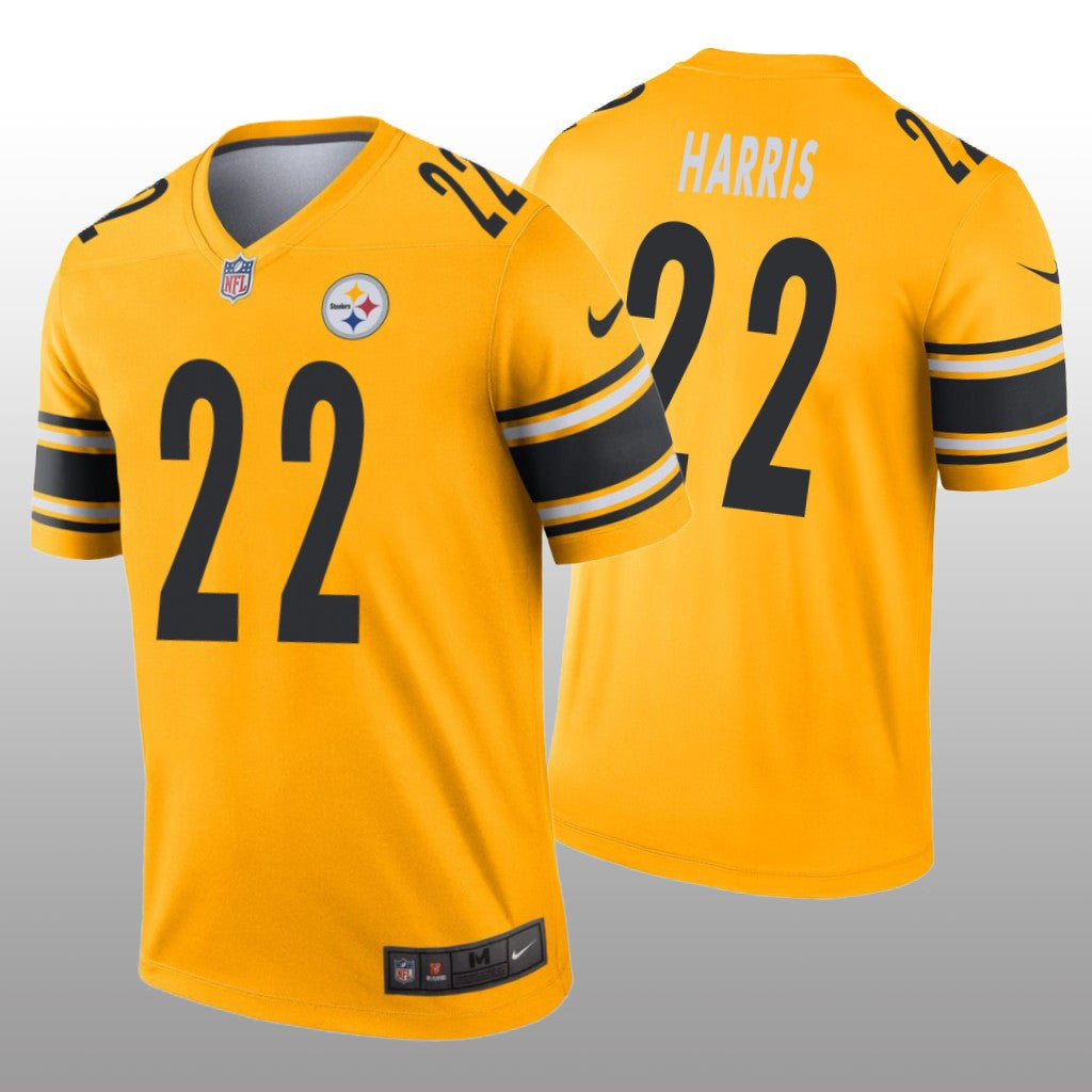 Pittsburgh Steelers Najee Harris Gold Jersey Inverted Legend Men's