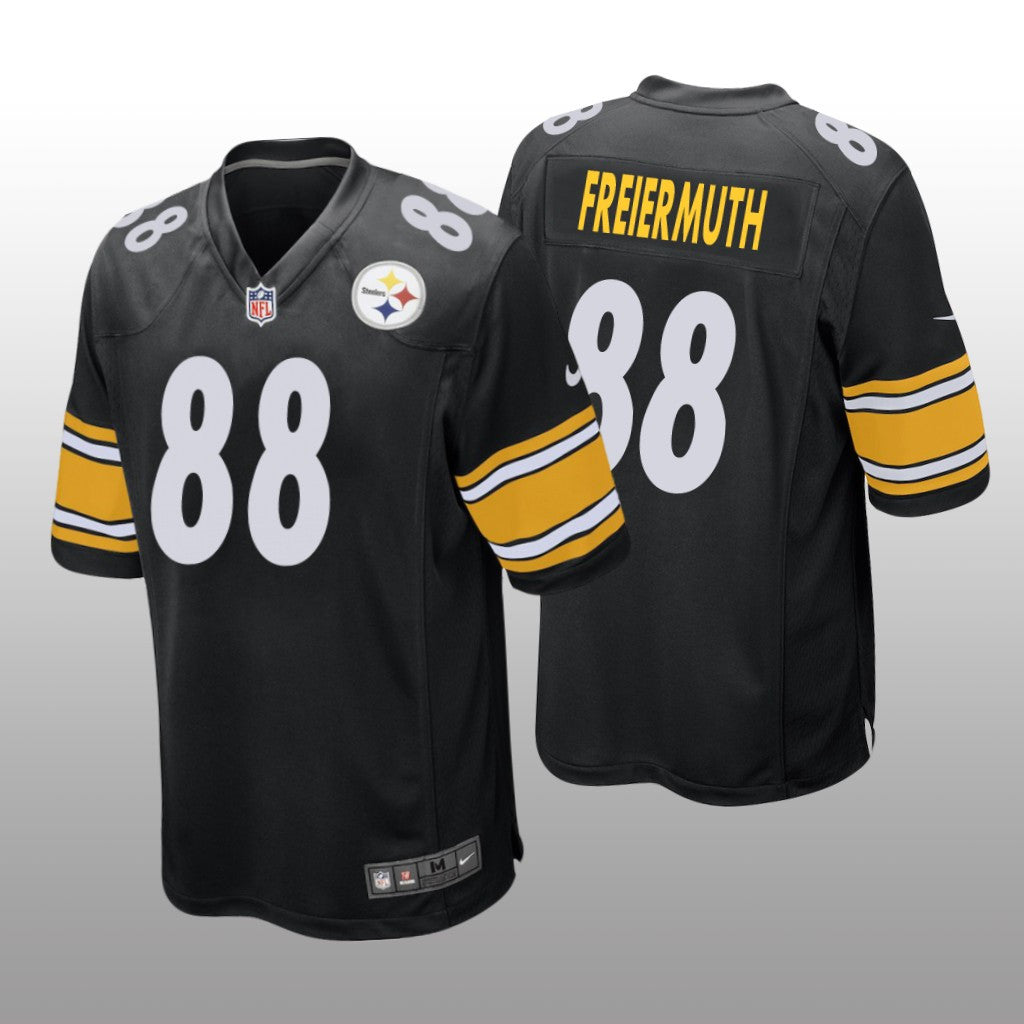 Pittsburgh Steelers Pat Freiermuth Black Jersey Game Men's