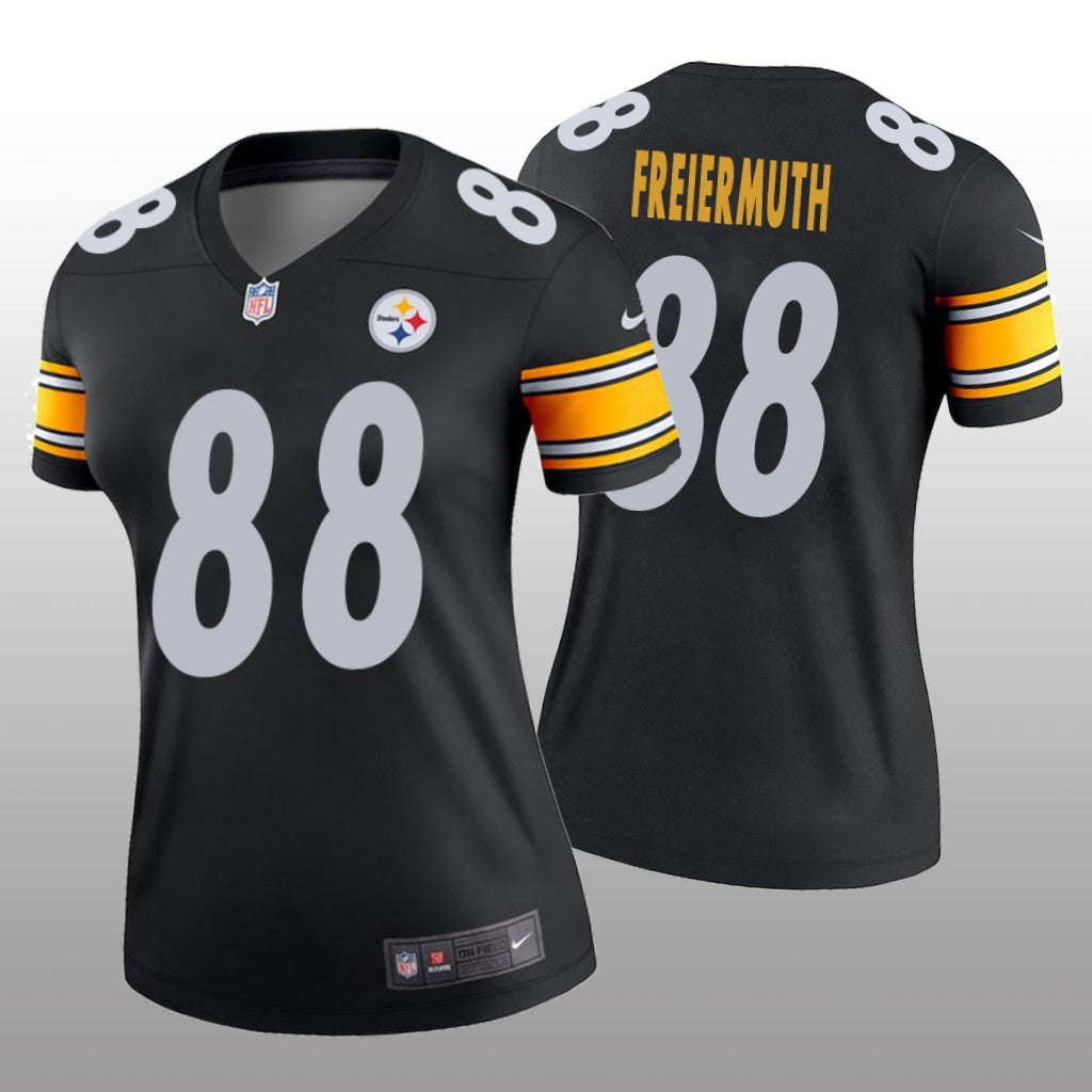Pittsburgh Steelers Pat Freiermuth Black Jersey Legend Women's