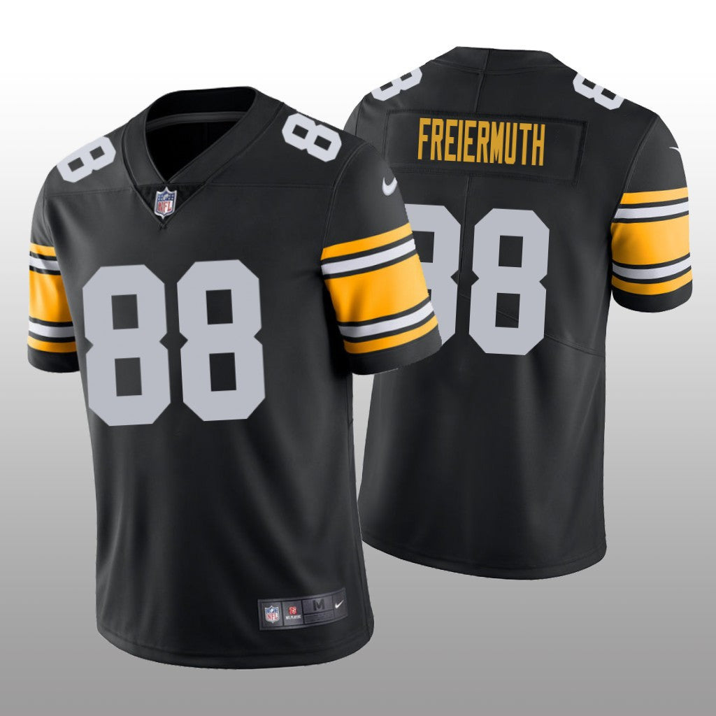 Pittsburgh Steelers Pat Freiermuth Black Jersey Vapor Limited Men's