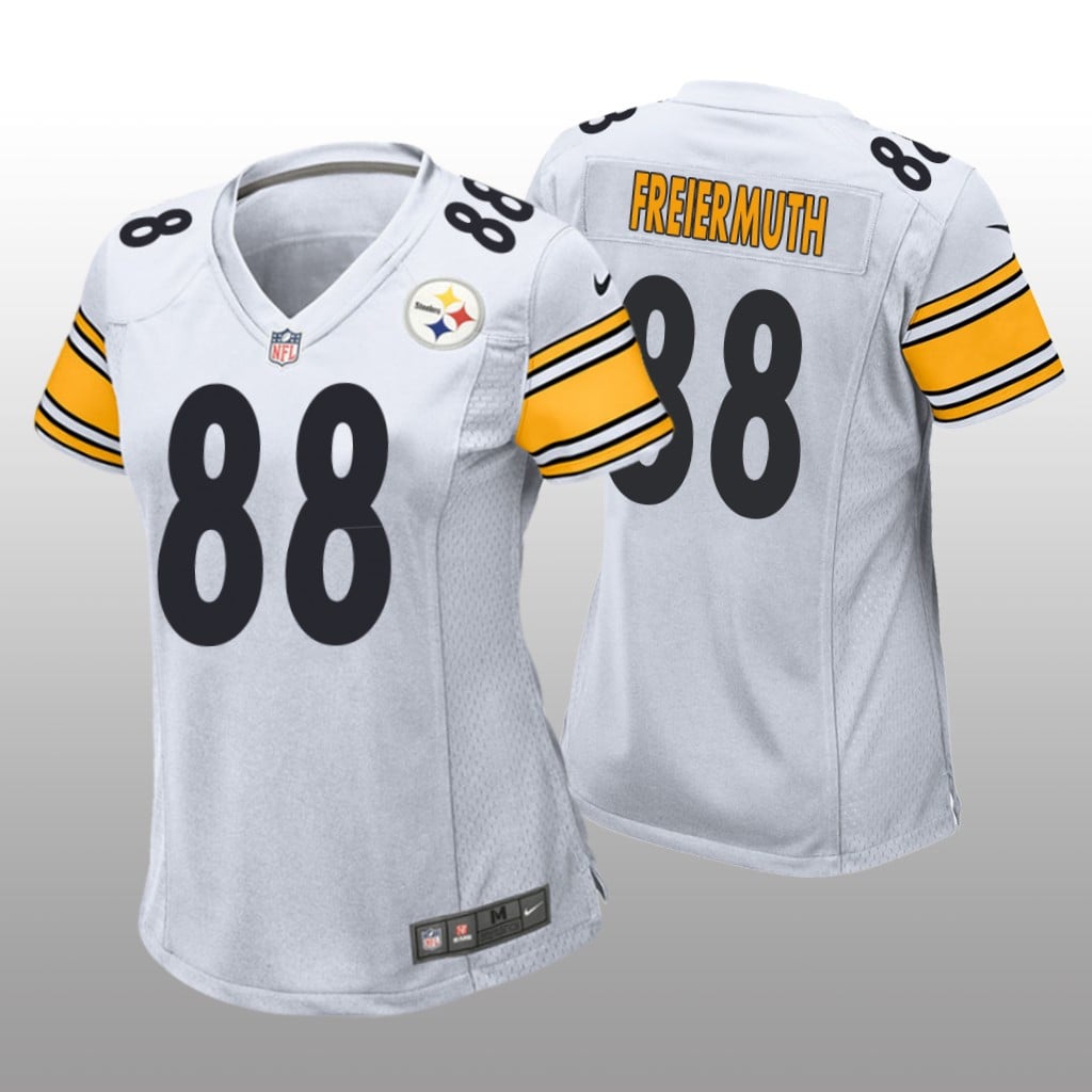 Pittsburgh Steelers Pat Freiermuth White Jersey Game Women's