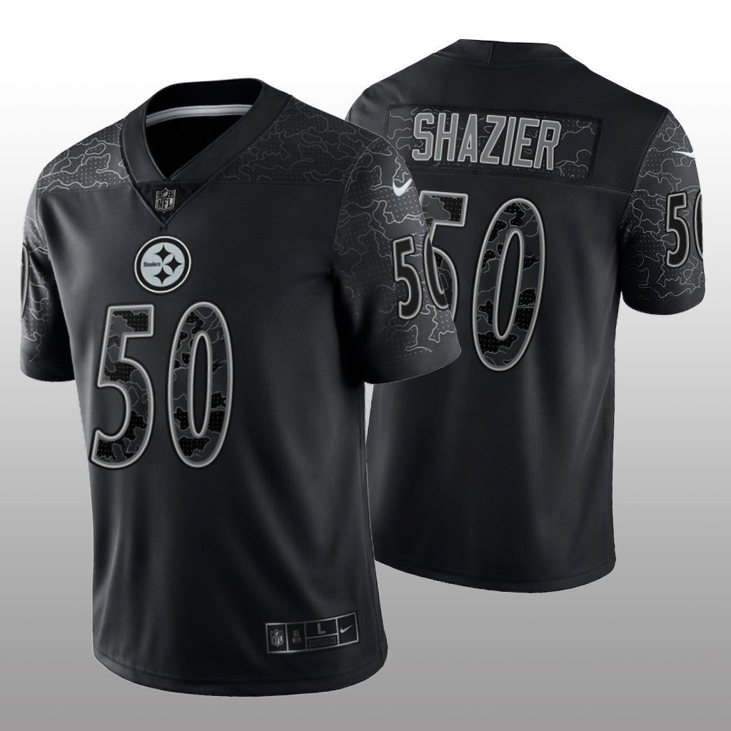Pittsburgh Steelers Ryan Shazier Black Jersey Reflective Limited Men's