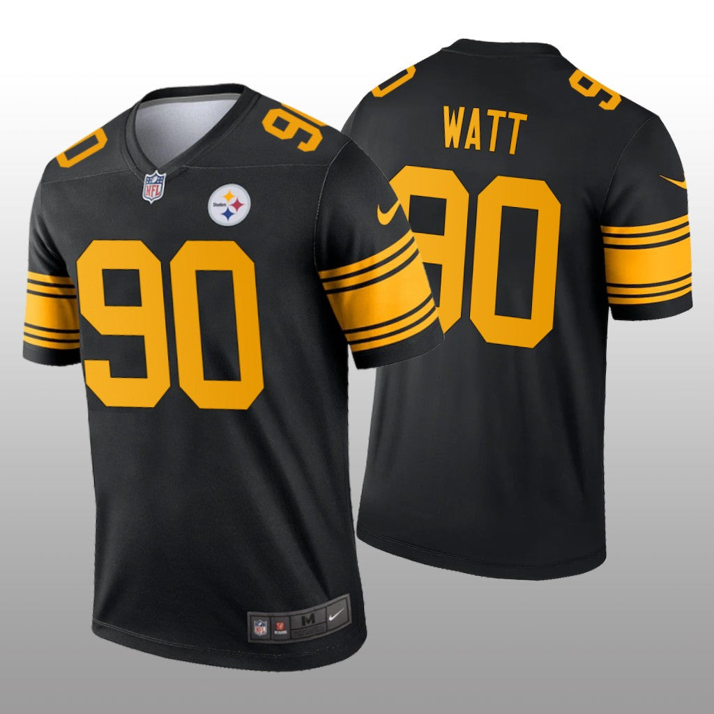 Pittsburgh Steelers T.J. Watt Black Jersey Alternate Legend Men's