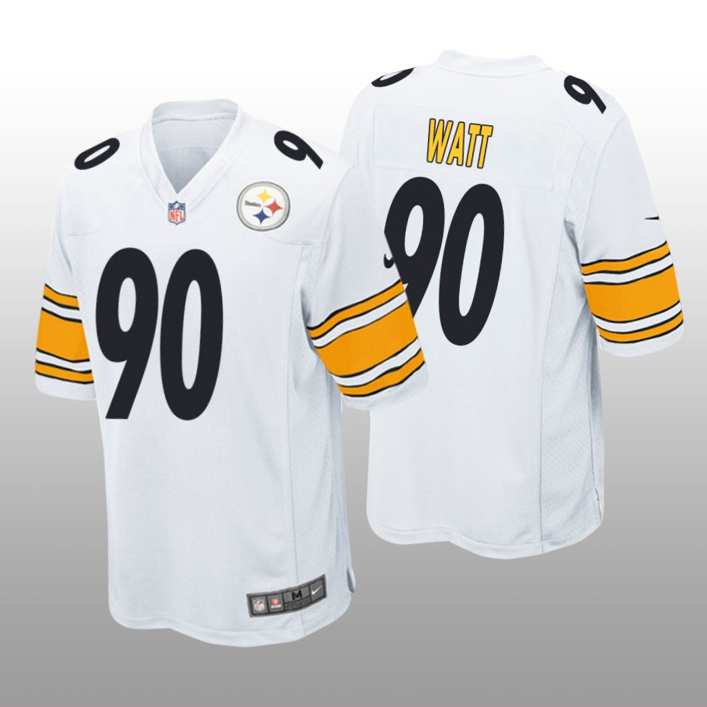 Pittsburgh Steelers T.J. Watt White Jersey Game Men's