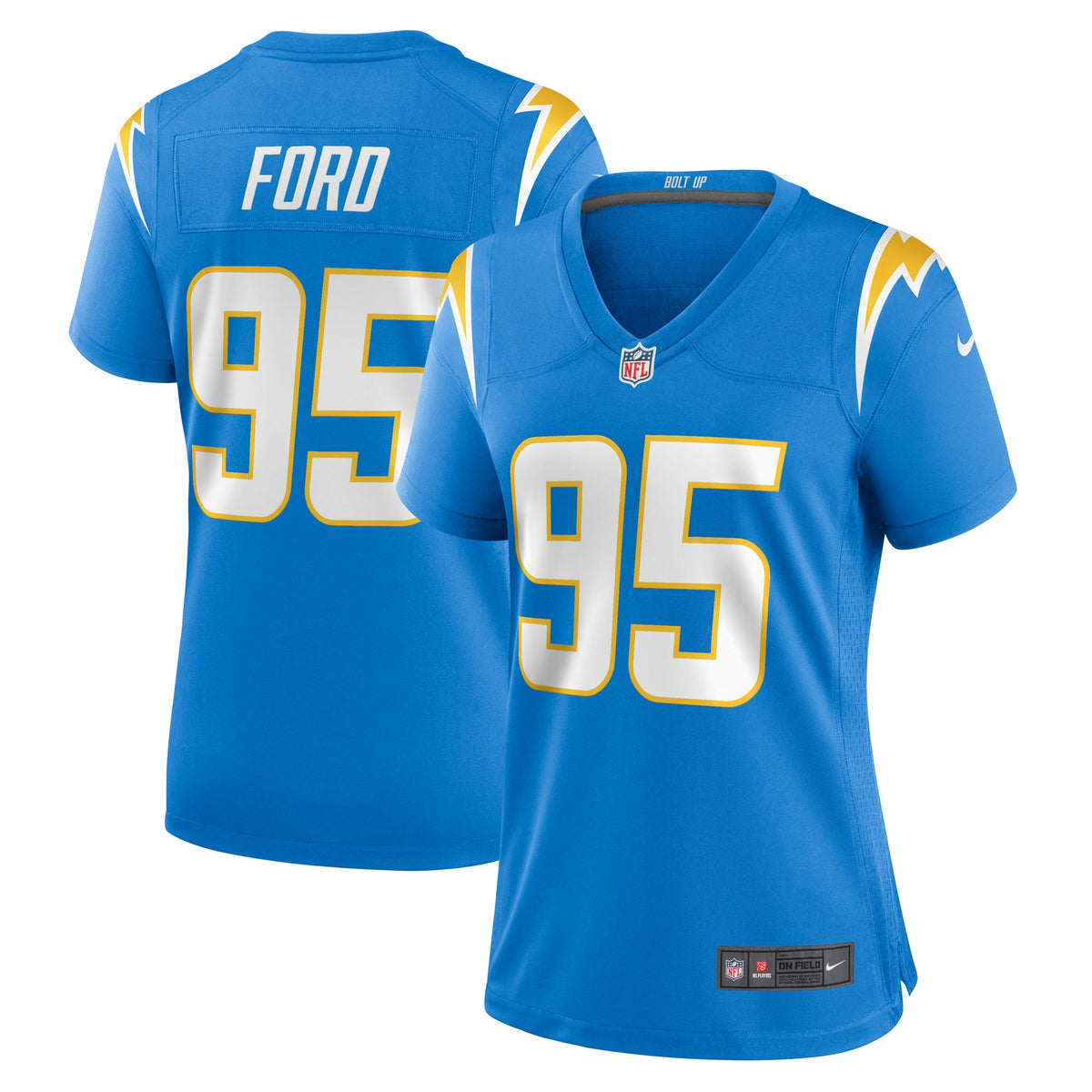 Poona Ford Los Angeles Chargers Nike Women's Team Game Jersey Powder Blue