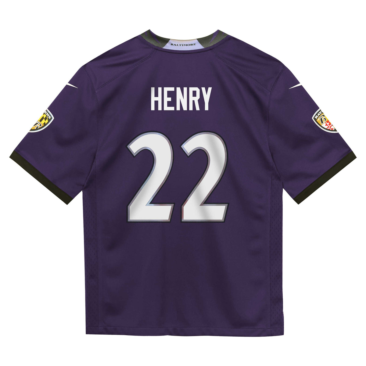 Preschool Baltimore Ravens Derrick Henry Nike Purple Team Game Jersey