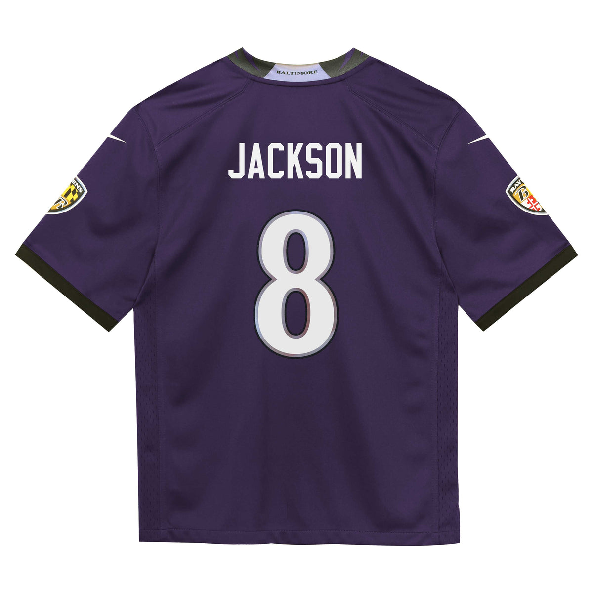 Preschool Baltimore Ravens Lamar Jackson Nike Purple Team Game Jersey