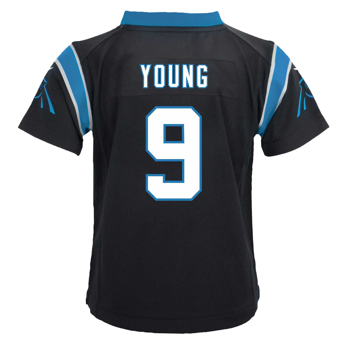Preschool Carolina Panthers Bryce Young Nike Black Player Game Jersey