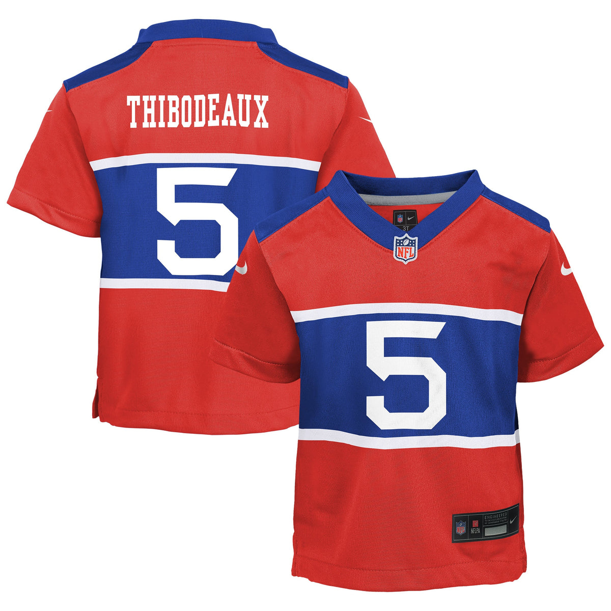 Preschool New York Giants Kayvon Thibodeaux Nike Century Red Alternate Player Game Jersey