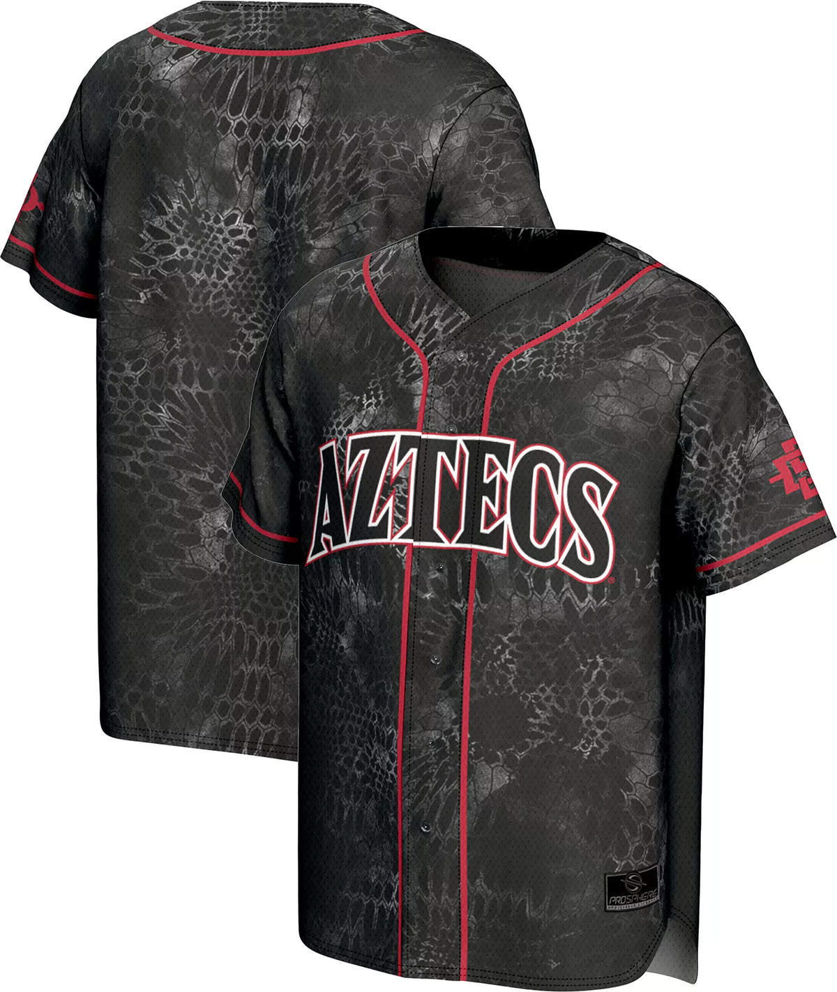 ProSphere Men's San Diego State Aztecs Black Promo Baseball Jersey