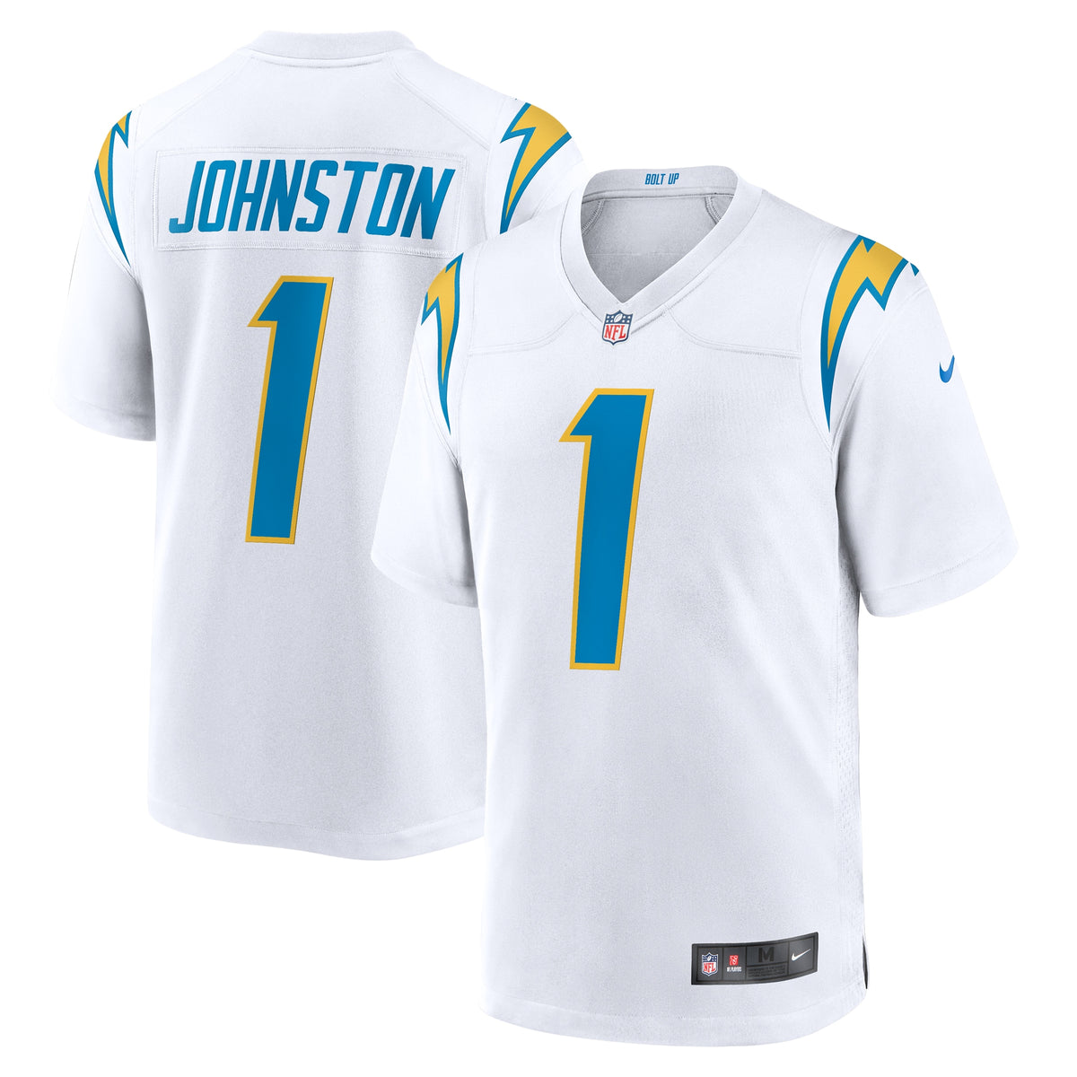 Quentin Johnston Los Angeles Chargers Nike Away Game Jersey White