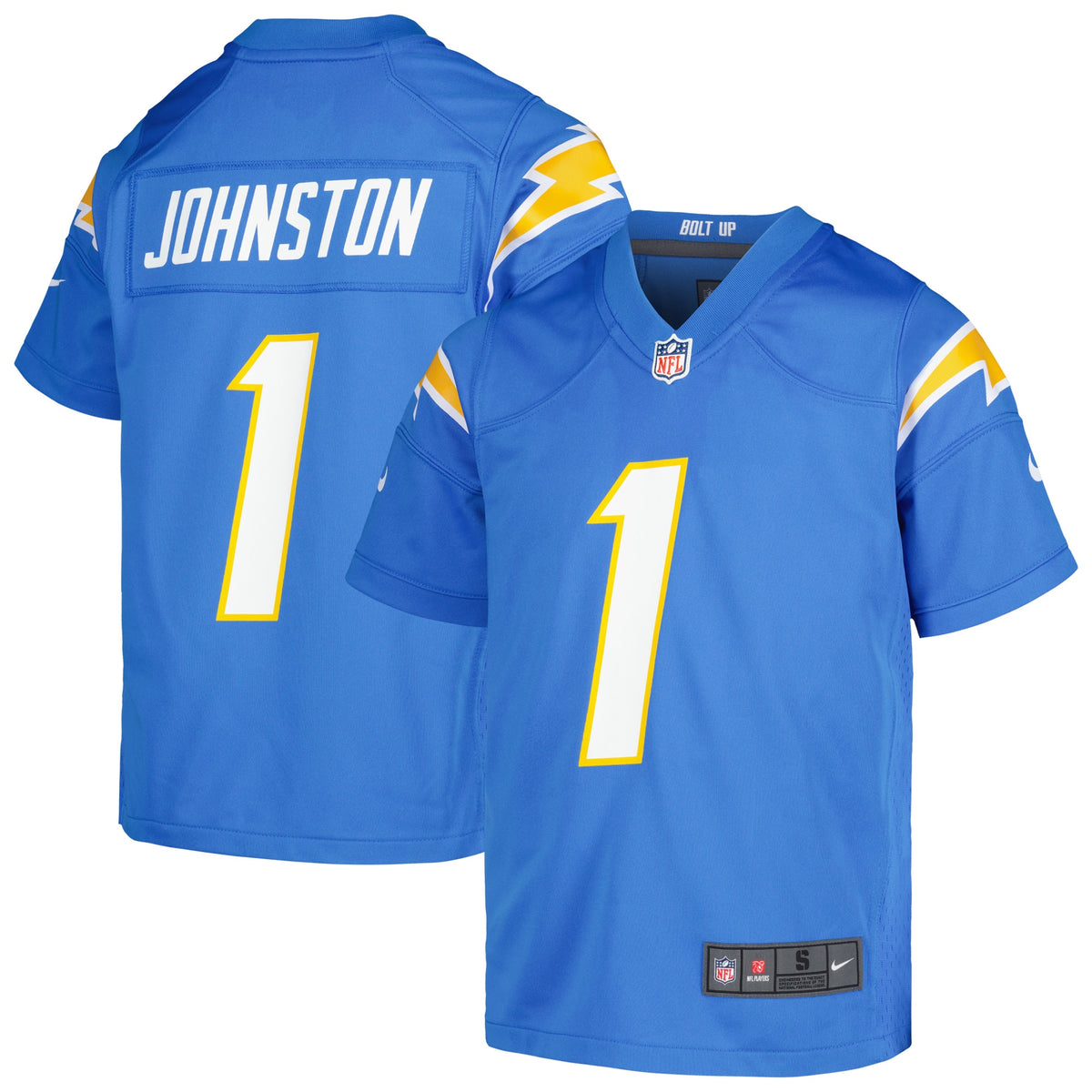 Quentin Johnston Los Angeles Chargers Nike Youth Game Jersey Powder Blue