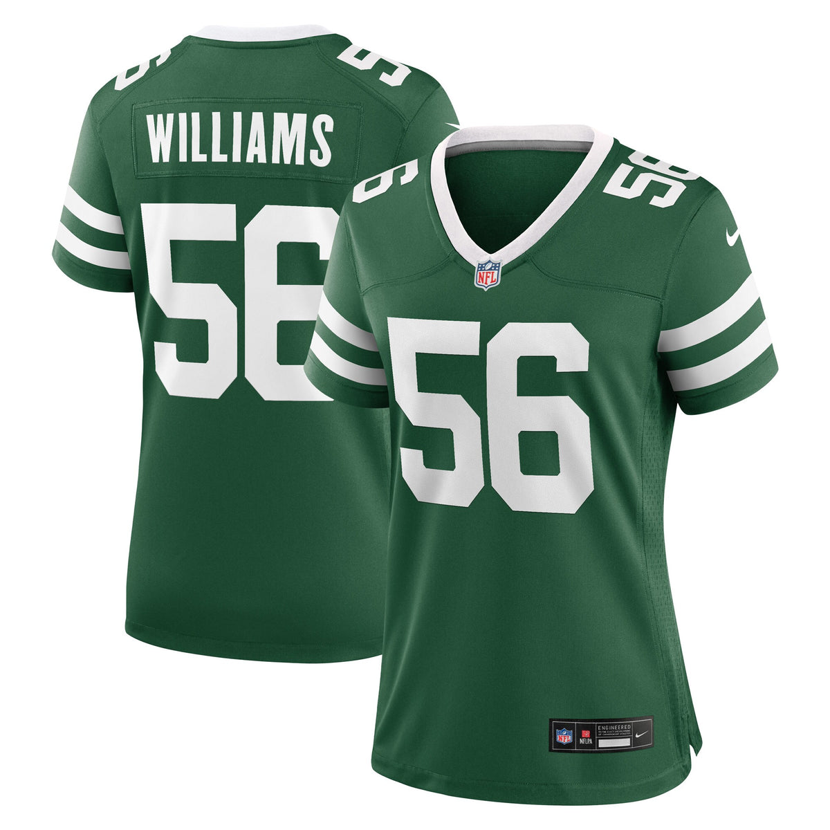 Quincy Williams New York Jets Nike Women's Game Player Jersey Legacy Green