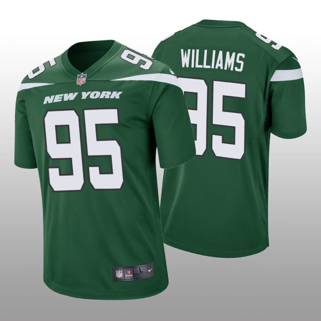Quinnen Williams New York Jets Green Draft Game Jersey