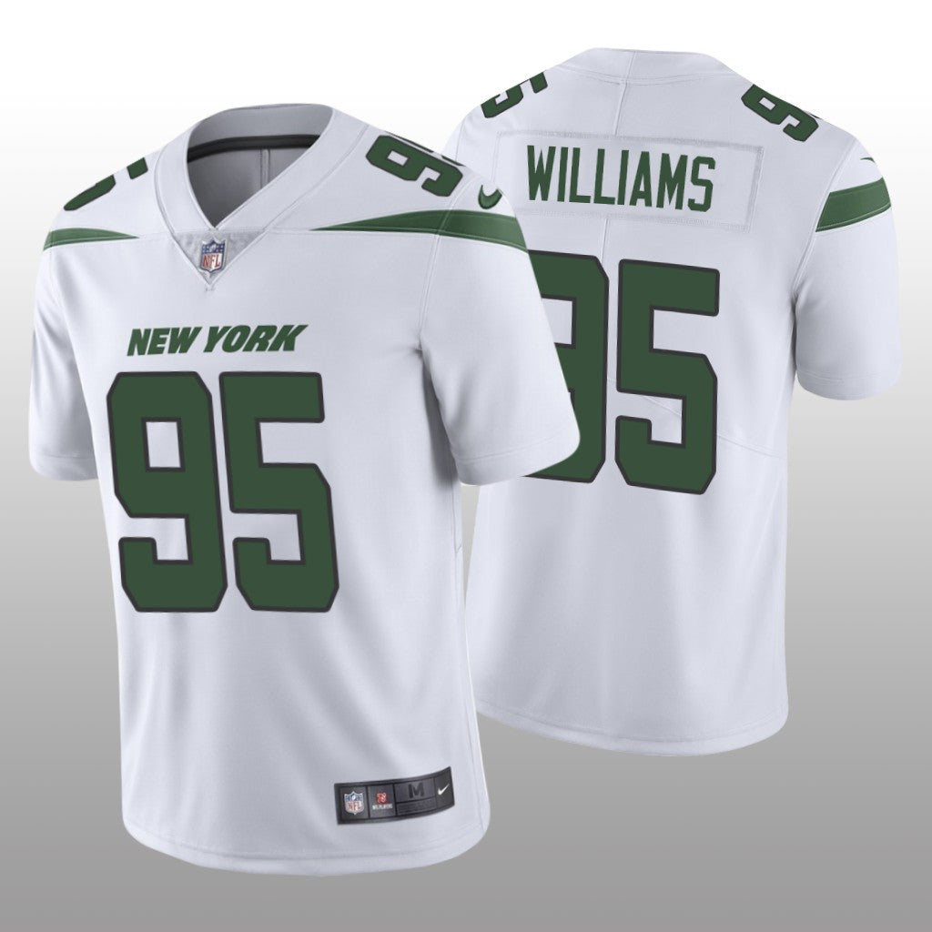Quinnen Williams New York Jets White Draft Vapor Limited Jersey