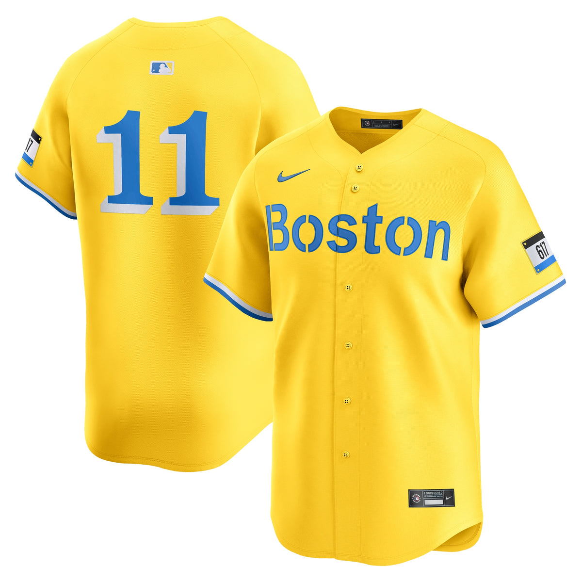 Rafael Devers Boston Red Sox Nike City Connect Limited Player Jersey Gold