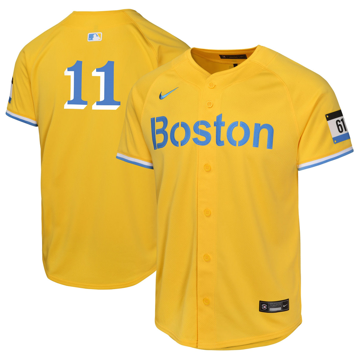 Rafael Devers Boston Red Sox Nike Youth City Connect Limited Player Jersey Gold