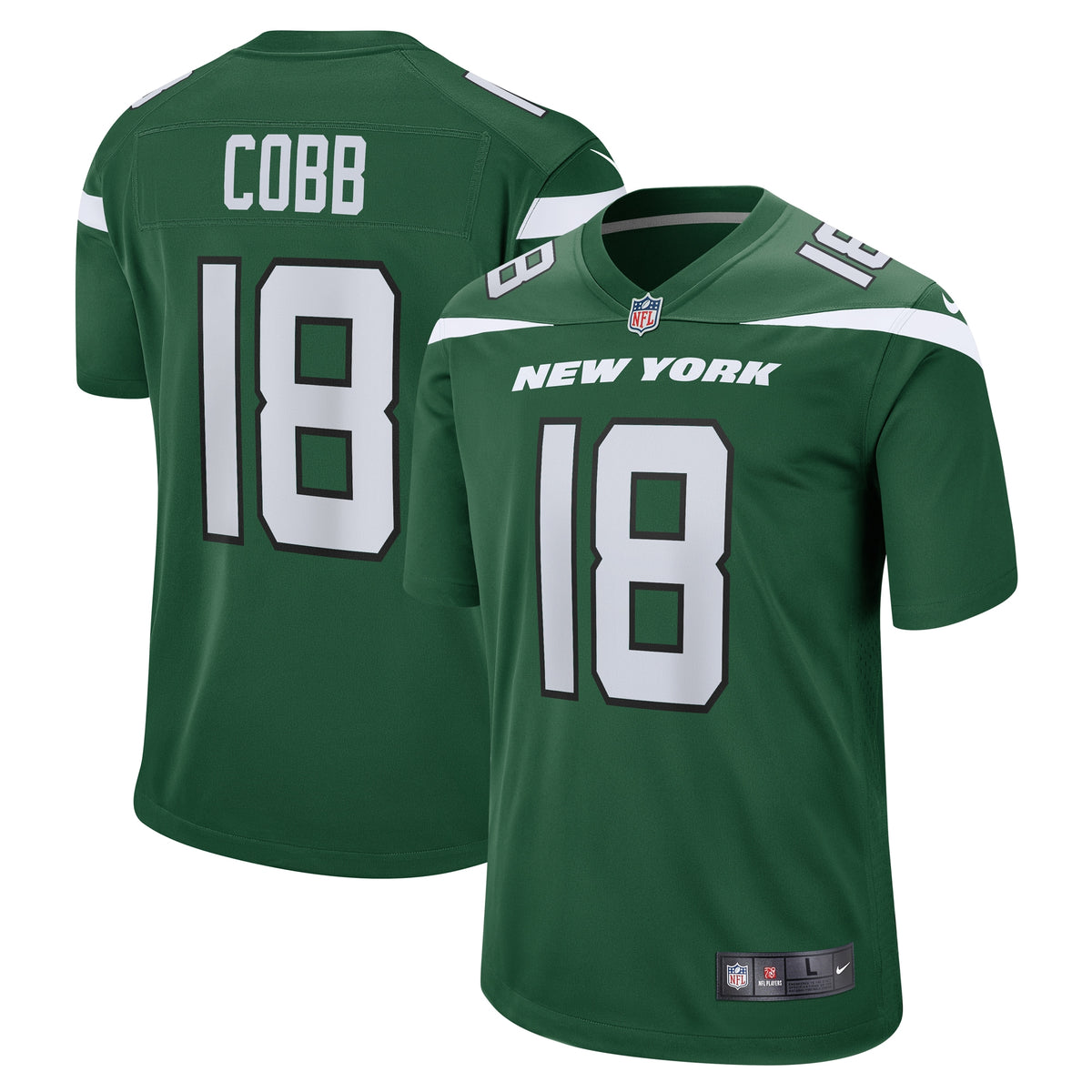 Randall Cobb New York Jets Nike Game Jersey Gotham Green