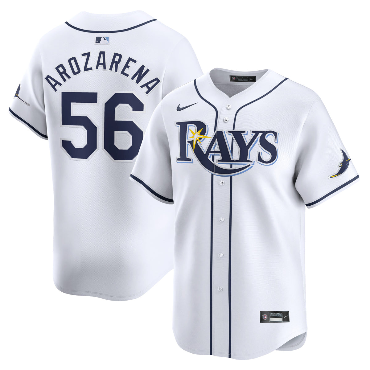 Randy Arozarena Tampa Bay Rays Nike Home Limited Player Jersey White