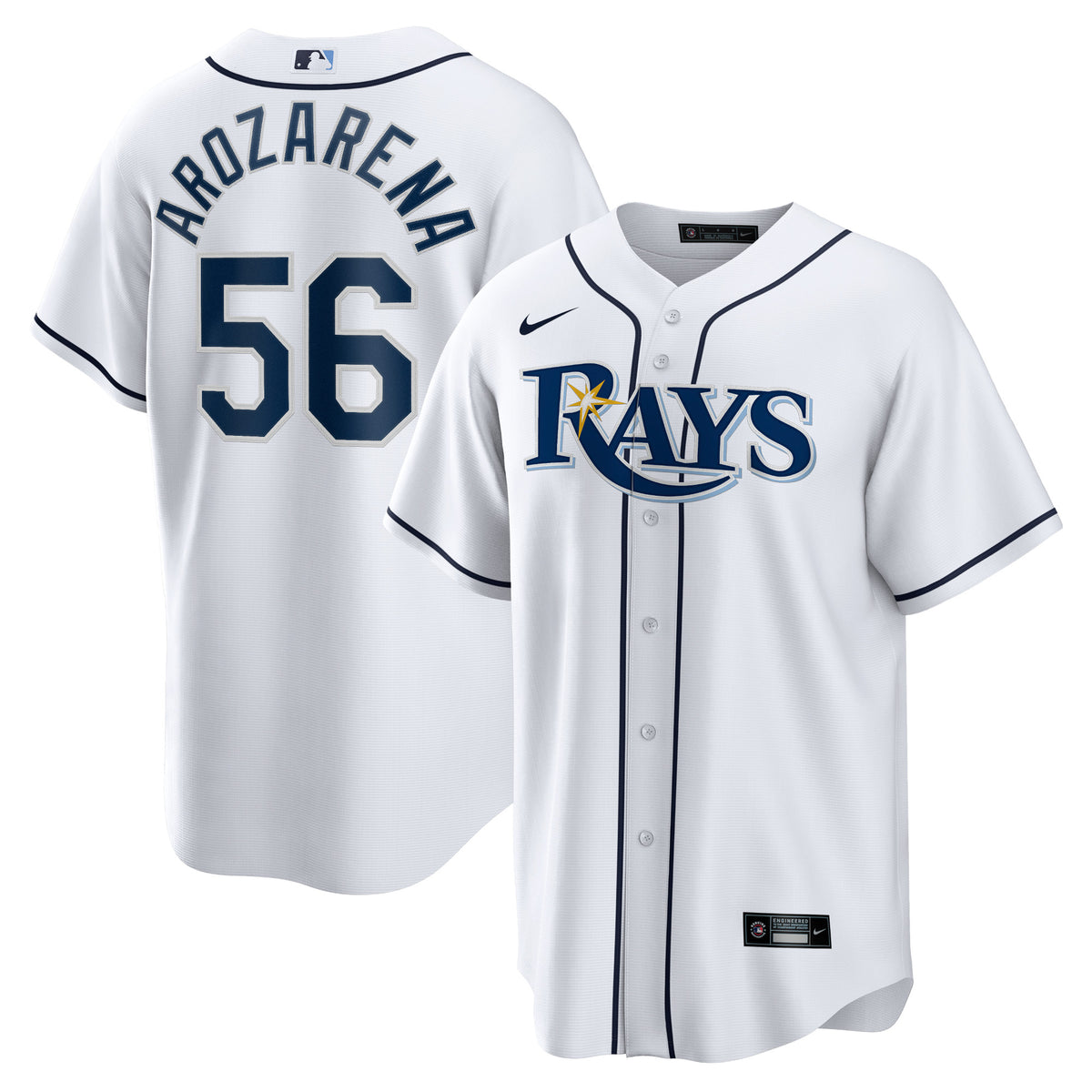 Randy Arozarena Tampa Bay Rays Nike Replica Player Jersey White