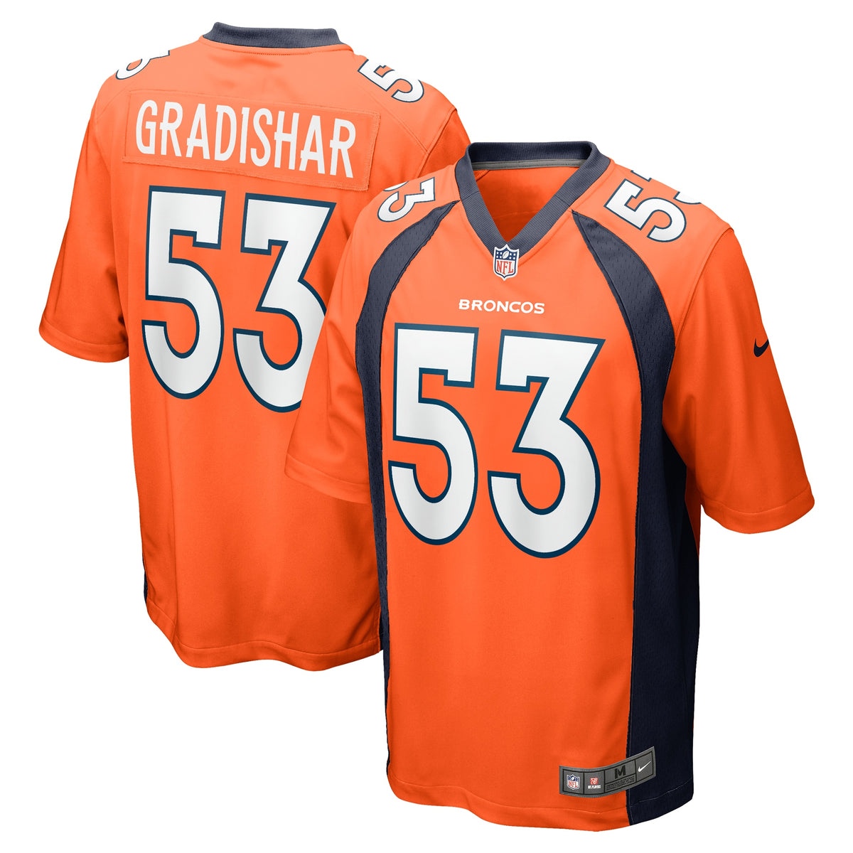 Randy Gradishar Denver Broncos Nike Retired Player Game Jersey Orange