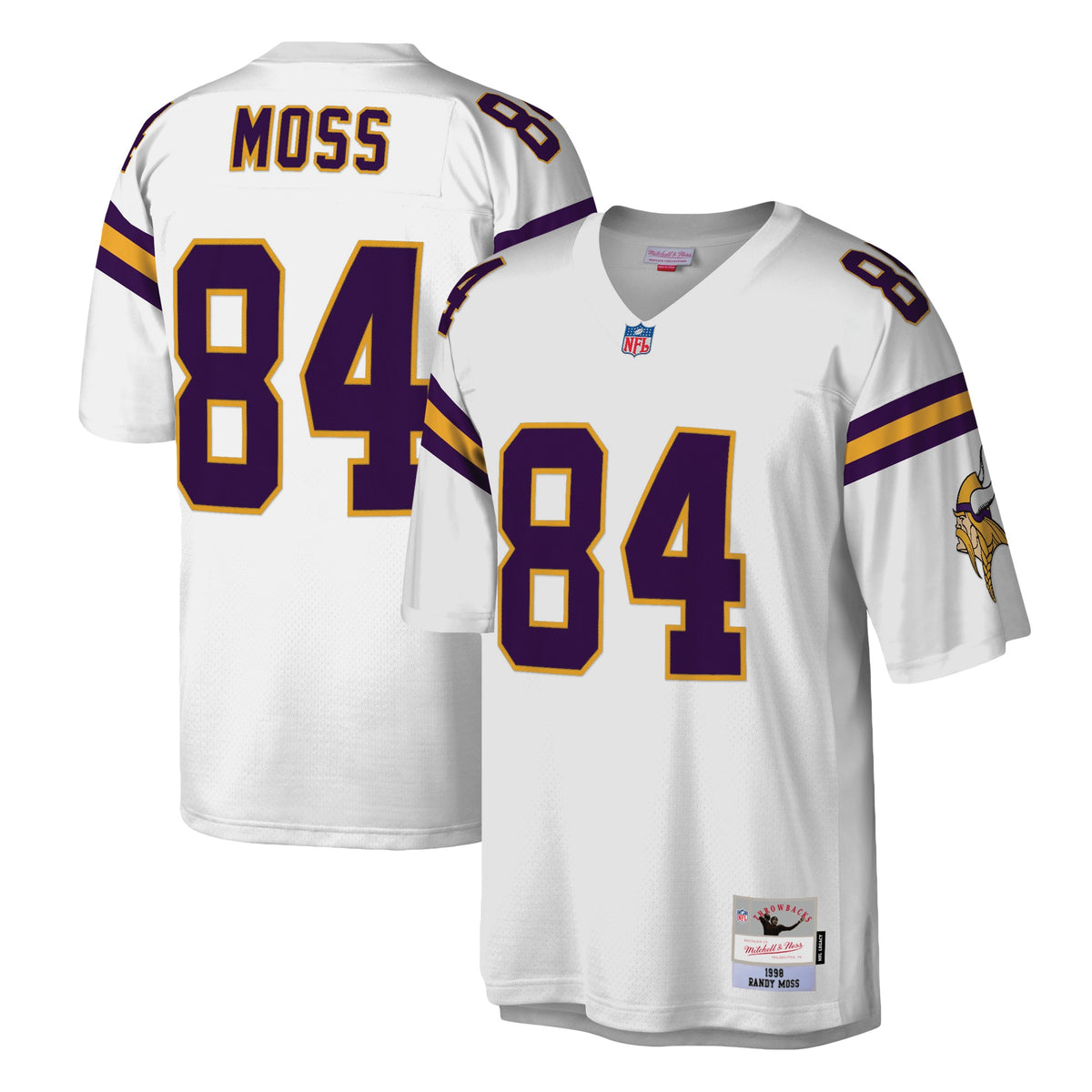 Randy Moss Minnesota Vikings Mitchell Ness Legacy Replica Jersey White