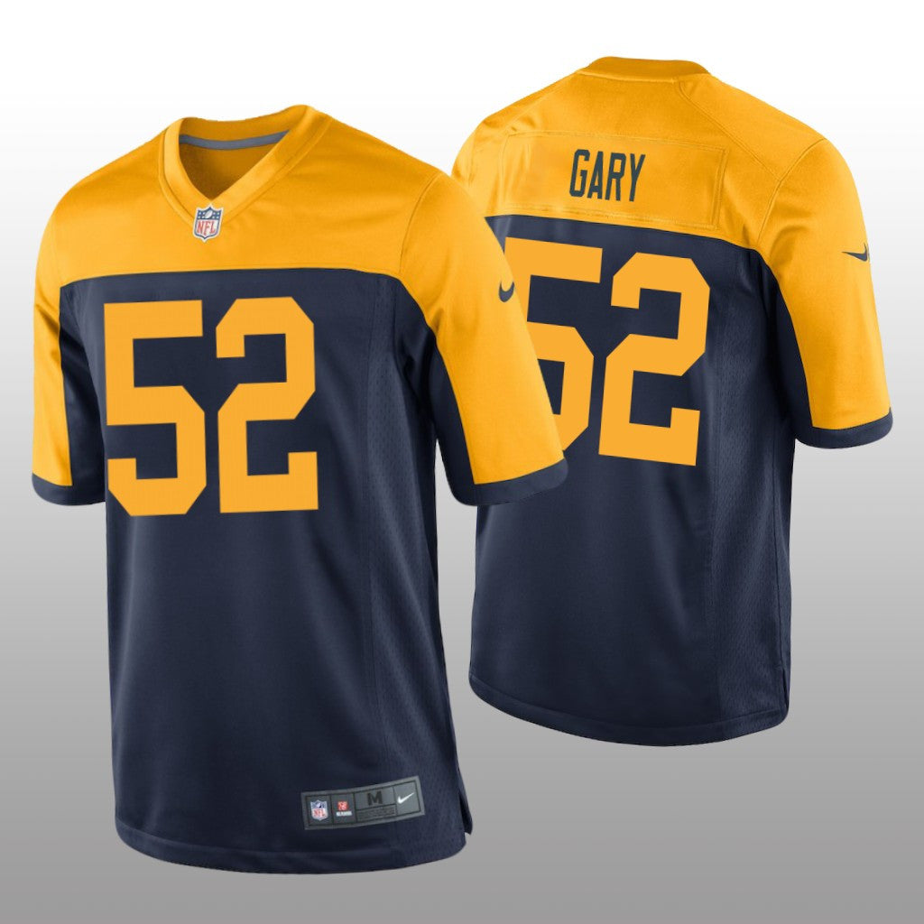 Rashan Gary Green Bay Packers Navy Draft Game Jersey