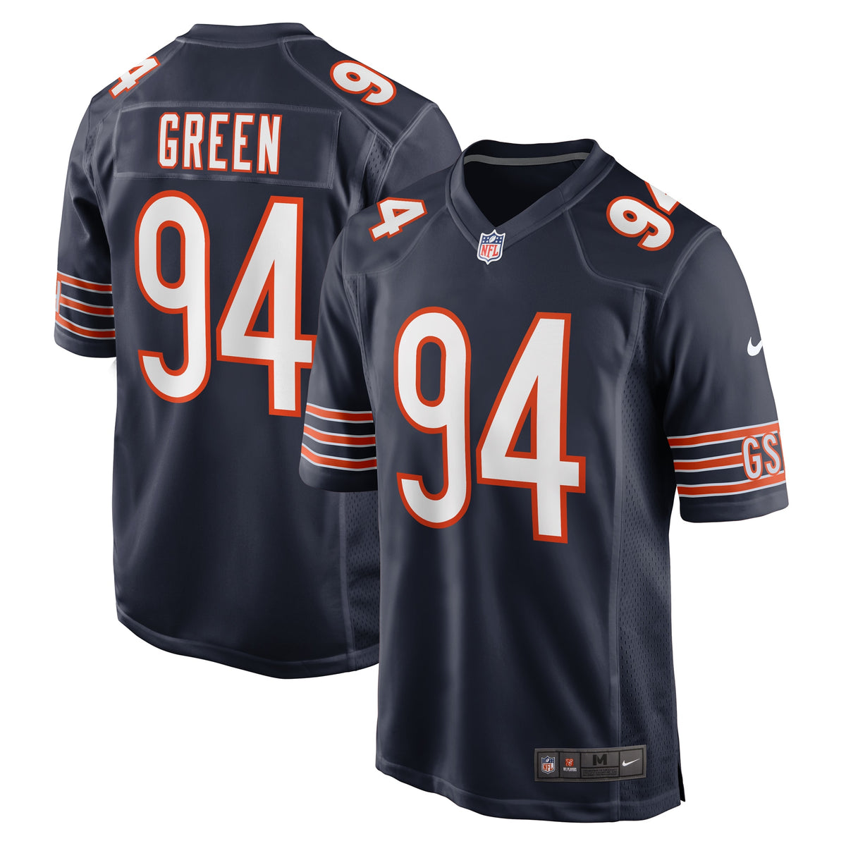 Rasheem Green Chicago Bears Nike Game Jersey Navy