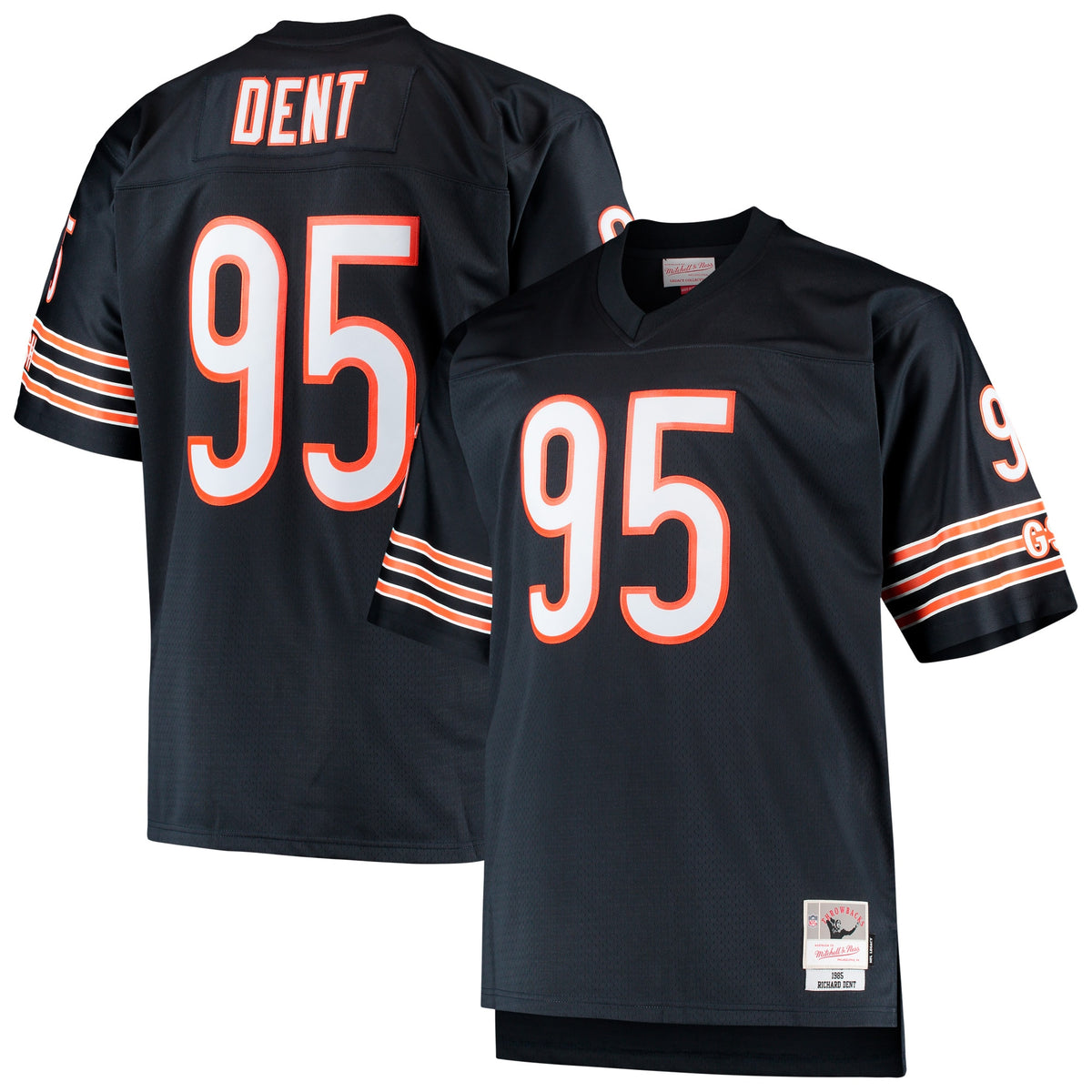 Richard Dent Chicago Bears Mitchell Ness Big Tall 1985 Retired Player Replica Jersey Navy