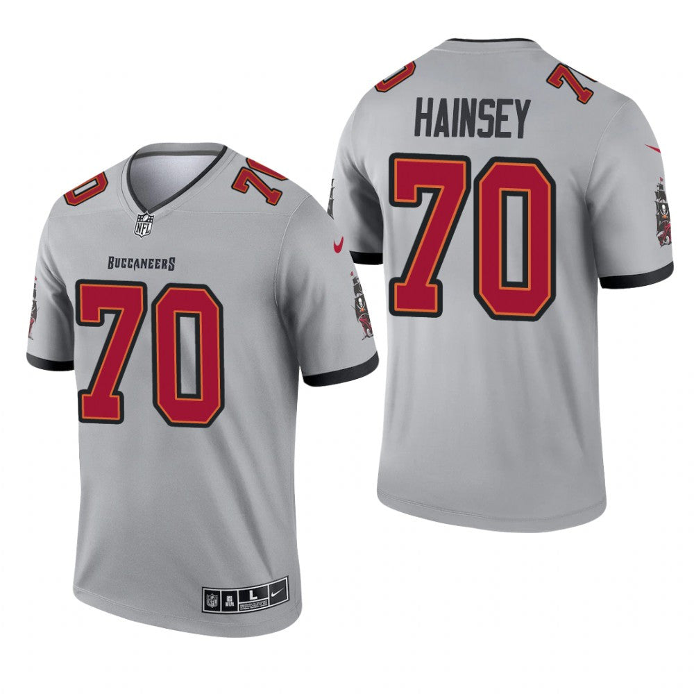 Robert Hainsey Tampa Bay Buccaneers Gray Jersey Inverted Legend Men's