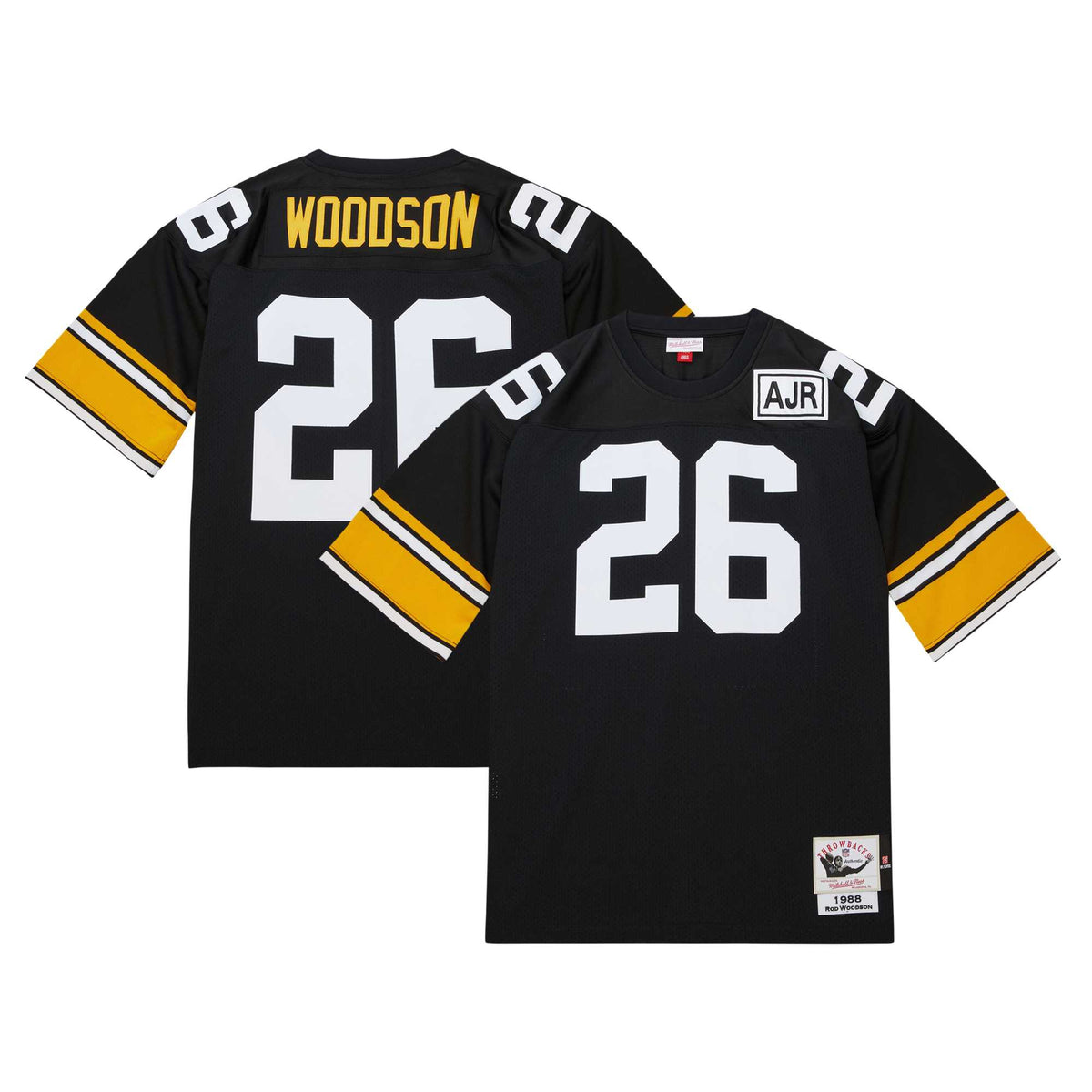 Rod Woodson Pittsburgh Steelers 1988 Mitchell Ness Authentic Throwback Retired Player Jersey Black