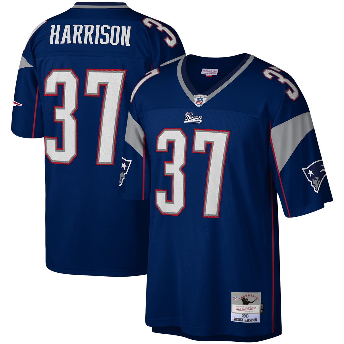 Rodney Harrison New England Patriots Mitchell Ness Legacy Replica Jersey Navy