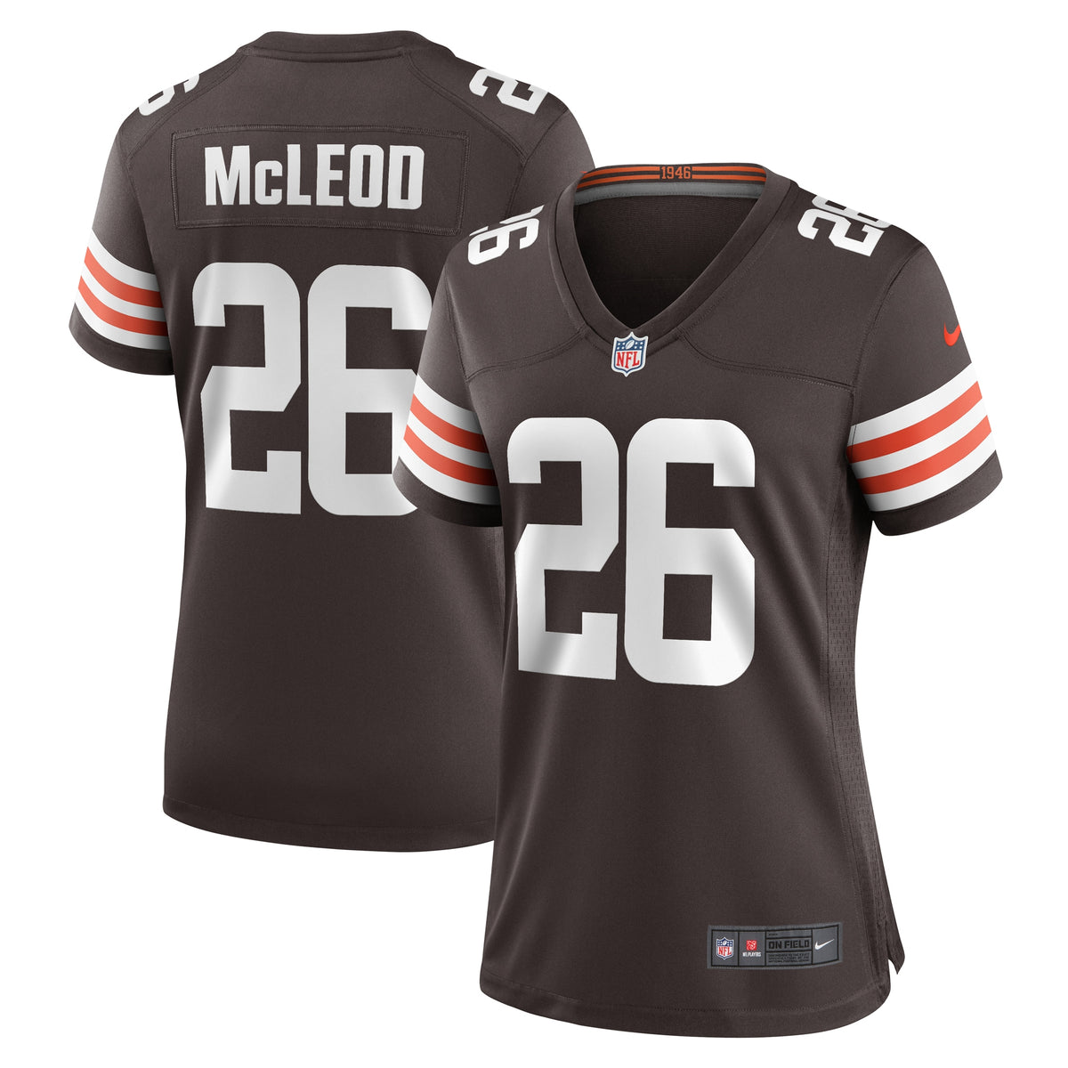 Rodney McLeod Cleveland Browns Nike Women's Team Game Jersey Brown