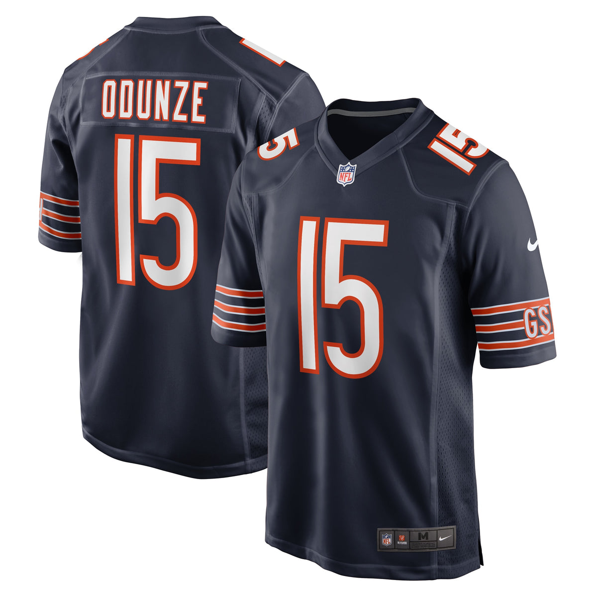Rome Odunze Chicago Bears Nike 2024 NFL Draft First Round Pick Player Game Jersey Navy