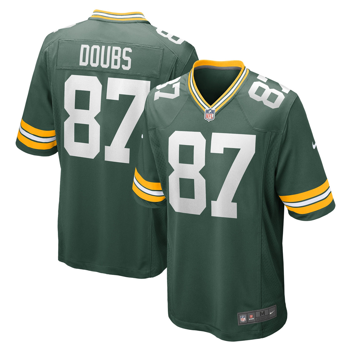 Romeo Doubs Green Bay Packers Nike Game Player Jersey Green